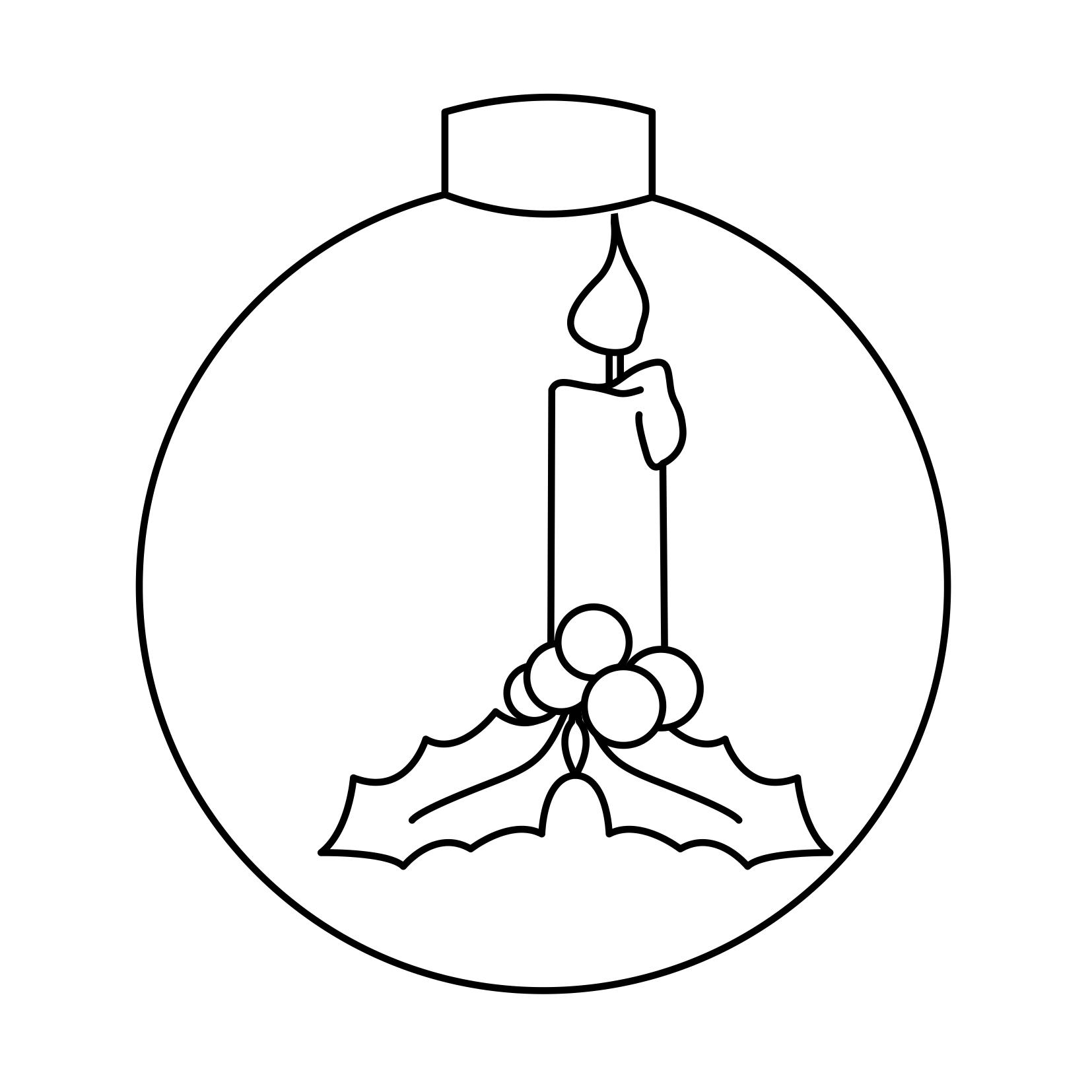 Ornaments Coloring Page
