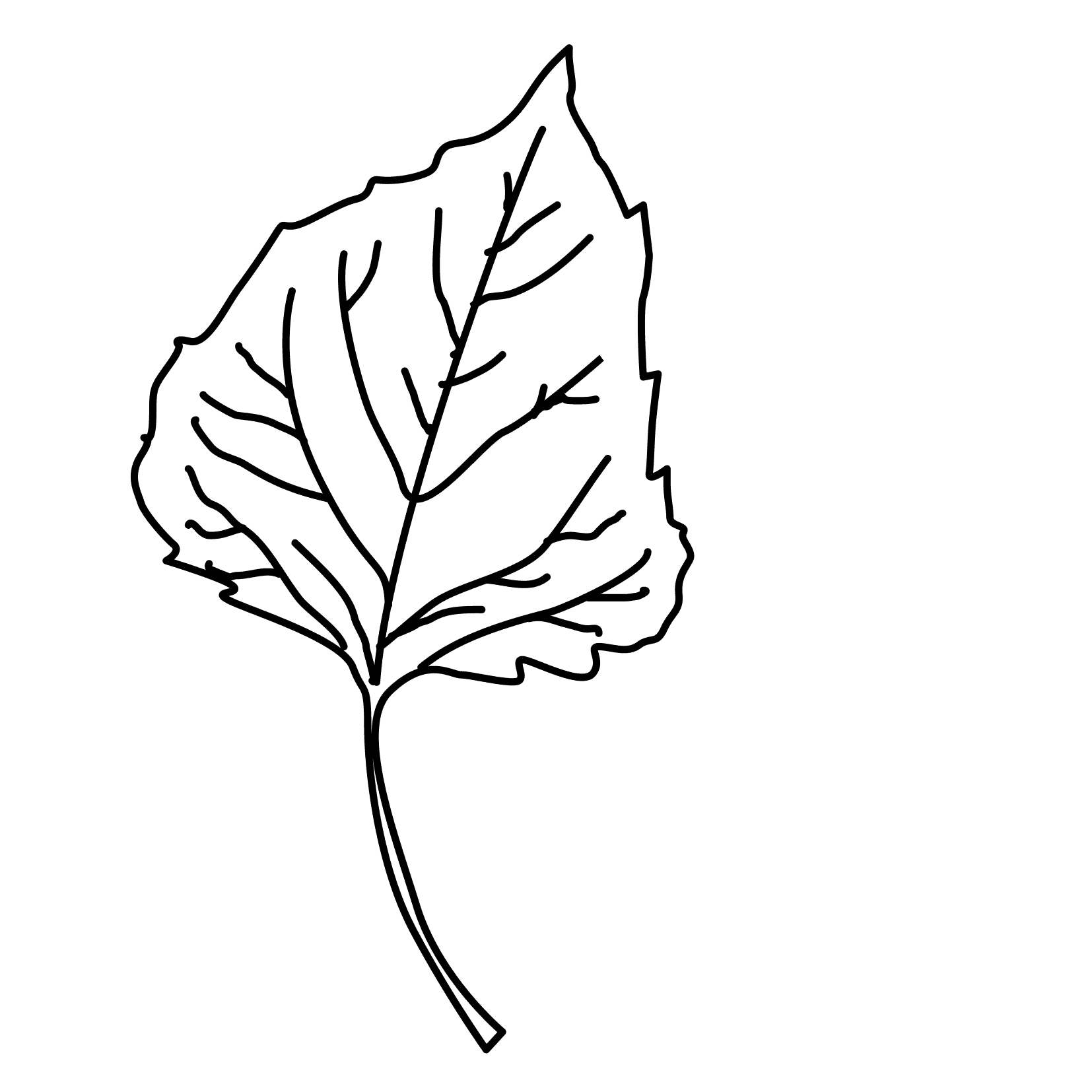 Coloring Pages Trees And Leaves Free Downloads