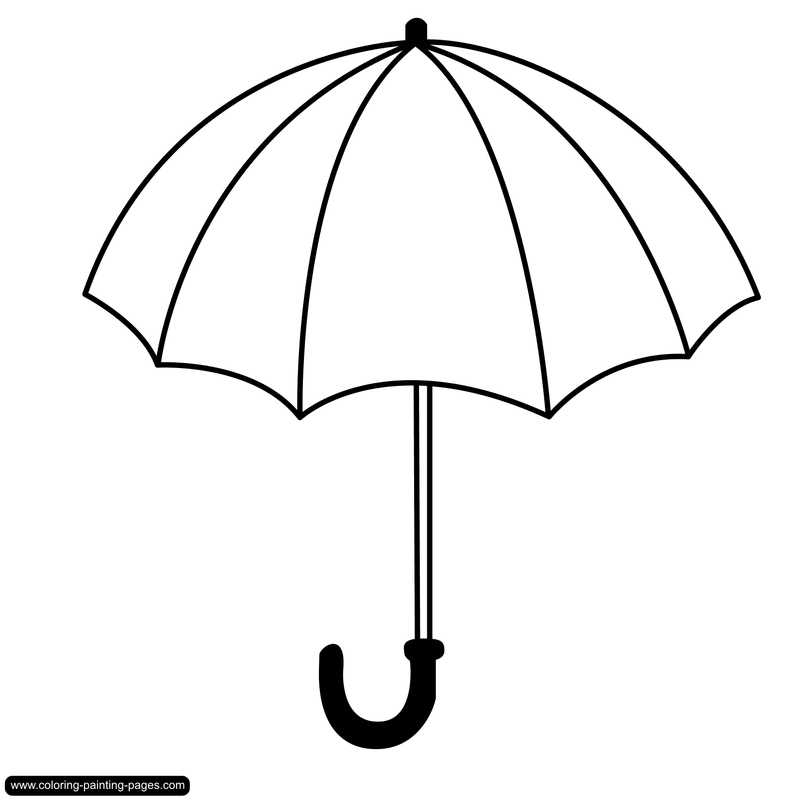 umbrella printable coloring pages - photo #36
